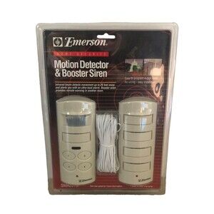 Emerson Motion Detector & Booster Siren NEW SEALED SMA2515P Home Security System